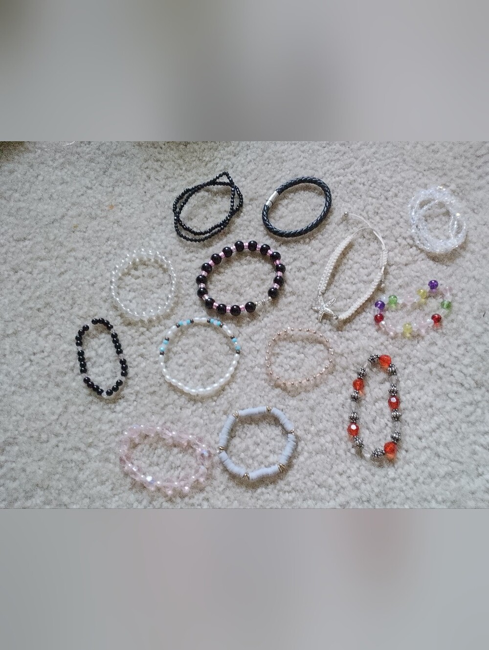 Group Of Stretchy Bracelets (12)